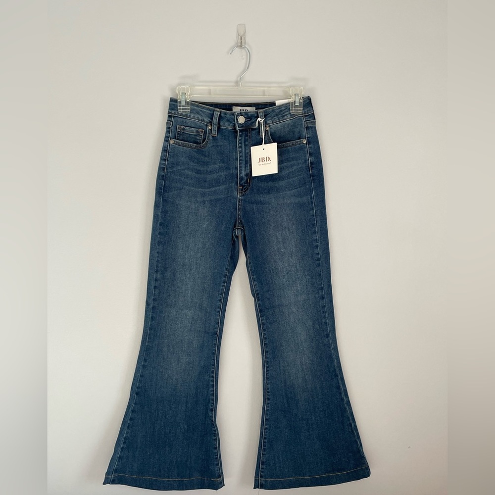 JUST BLACK DENIM BELLBOTTOMS - *TAGS STILL ATTACHED / NEVER WORN*